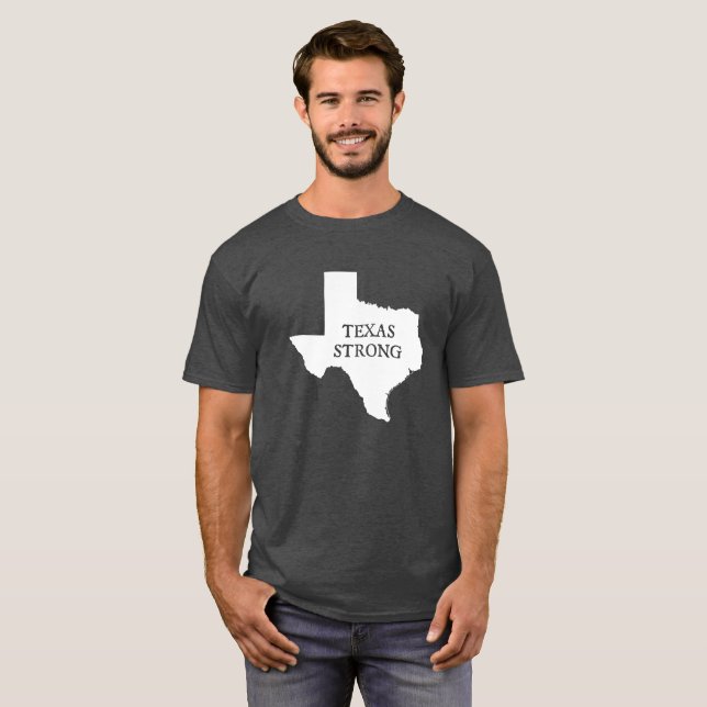 Texas Strong Men Cotton T - Shirt (Vorne ganz)