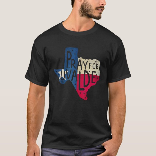 Texas Strong Pay for Texas Flag Map T-Shirt (Vorderseite)