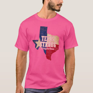 Texas Strong Pay for Texas Flag Map T-Shirt