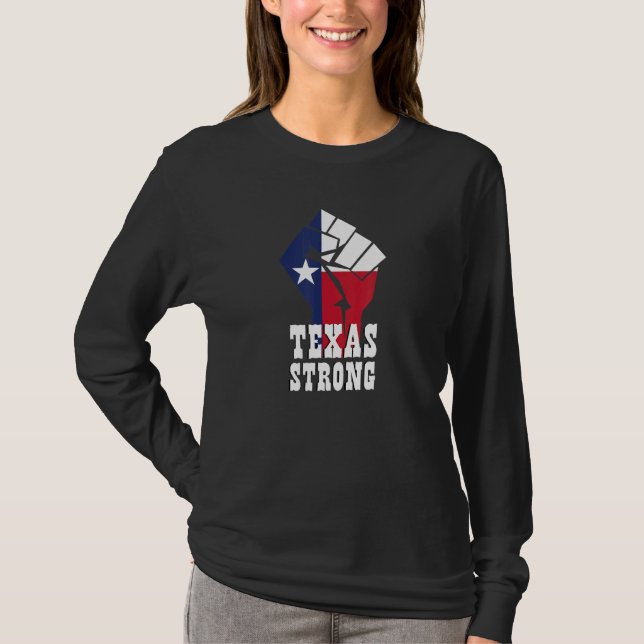 Texas Strong Texas Flag T-Shirt (Vorderseite)