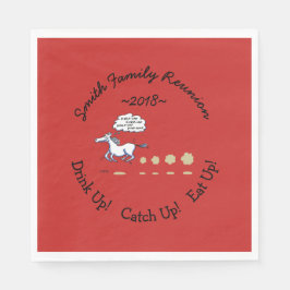 Texas Style GRILLEN Family Wiedersehen Niedlich Pf Serviette