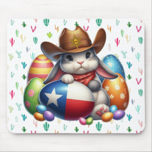 Texas/südwestlicher Osterhasen Mousepad