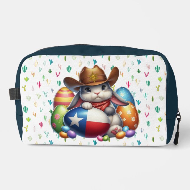 Texas/südwestlicher Osterhasen Waschbeutel (Vorderseite)