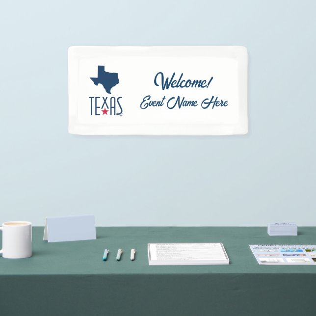 Texas-Symbole, Texas-Staat, Marine Banner (Messe)