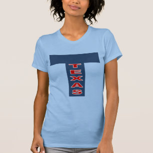 TEXAS-T-Shirt-Jersey Feiner Himmel T-Shirt