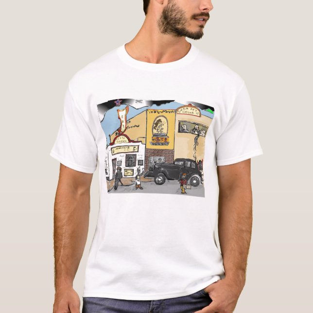 TEXAS-TAVERNE-SKIZZE TT3 T-Shirt (Vorderseite)