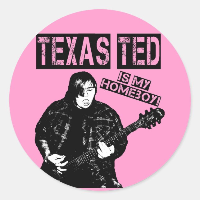 Texas Ted Sticker (Vorderseite)