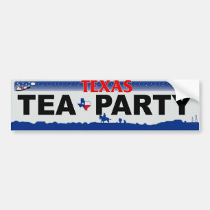 Texas-Tee-Party Autoaufkleber