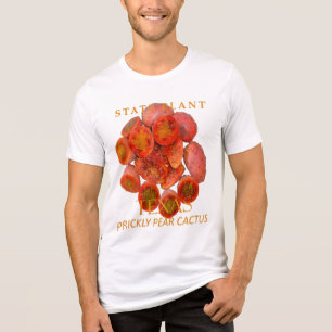 Texas-Territorium Pflanze Stachelige Birne Kaktus Tri-Blend Shirt