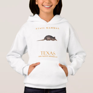 Texas Territory Neunbinden-Gürteltier Kleines Säug Hoodie