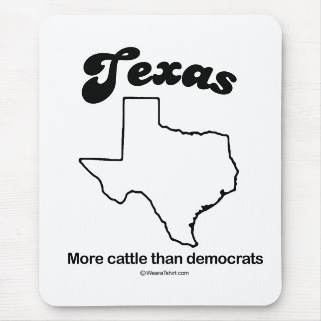 TEXAS - "TEXAS-STAATS-MOTTO" T - Shirts und Gang Mousepad (Vorne)