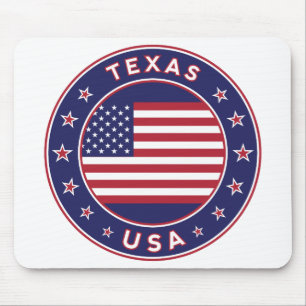 Texas, Texas T - Shirt, Texas Poster, Texas Aufkle Mousepad