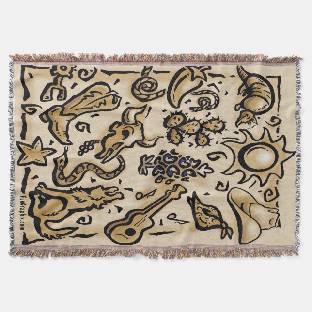 Texas Thangs Decke (Vorderseite)