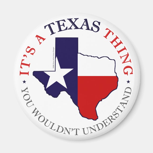 Texas Thing Magnet (Vorne)