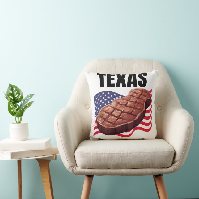 Texas Throw Pillow Kissen (Stuhl )