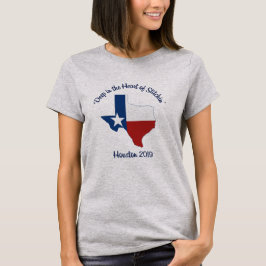 Texas; Tief im Herzen von Stitchin Houston 2019 T-Shirt