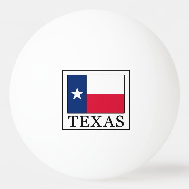 Texas Tischtennisball (Vorderseite)