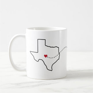 Texas to Georgia - Heart2Heart Kaffeetasse