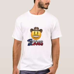Texas to Shirt White Emoji Cowboy