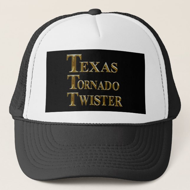 TEXAS TORNADO TWISTER TRUCKERKAPPE (Vorderseite)
