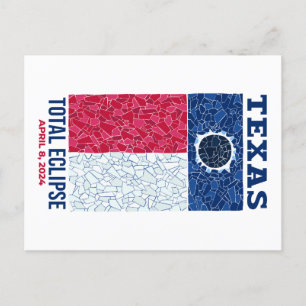 Texas Total Eclipse Postkarte