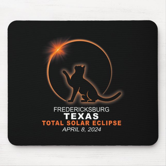 Texas Total Solar Eclipse 2024 Mousepad (Vorne)