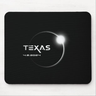 Texas Totality 4.08.2024 Total Solar Eclipse 2024 Mousepad