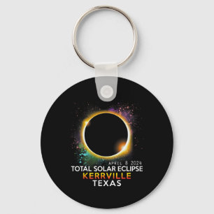 Texas Totality Total Solar Eclipse 8. April 2024 Schlüsselanhänger