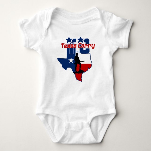 Texas tragen Baby-Bodysuit Baby Strampler (Vorderseite)