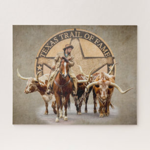 Texas Trail of Fame, Fortworth Cattle Drive Puzzle