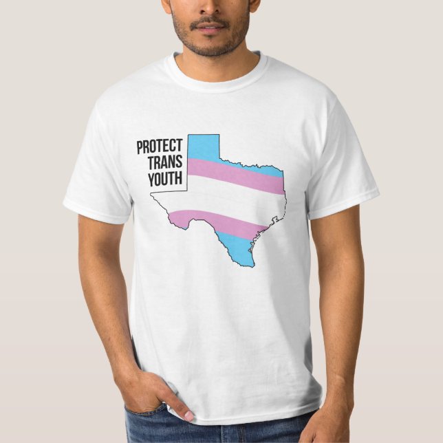 Texas Trans Jugend schützen T-Shirt (Vorderseite)
