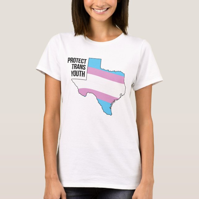 Texas Trans Jugend schützen T-Shirt (Vorderseite)