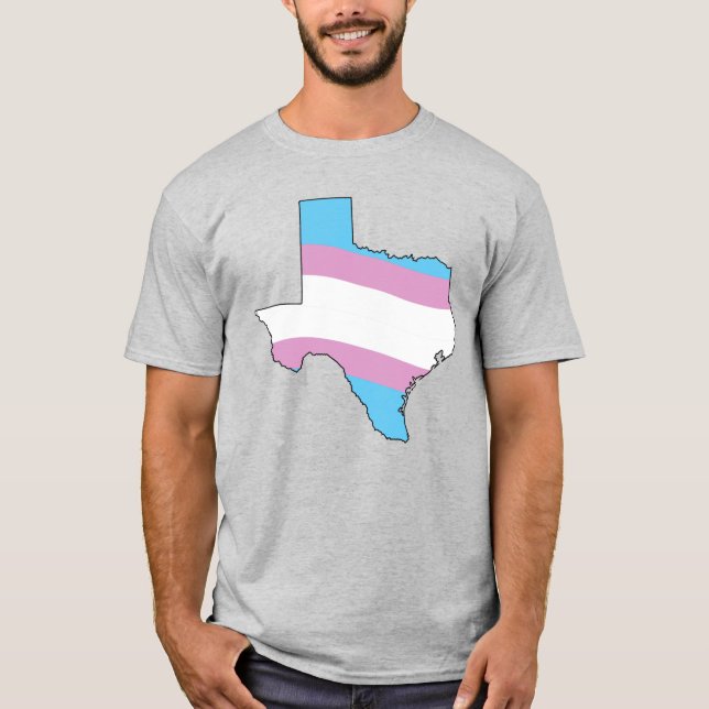 Texas Trans Pride T-Shirt (Vorderseite)