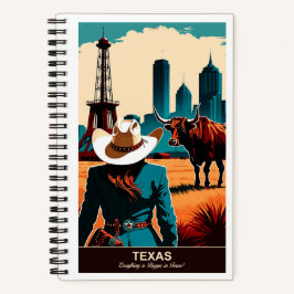 Texas Travel: In Texas ist alles größer Notizbuch