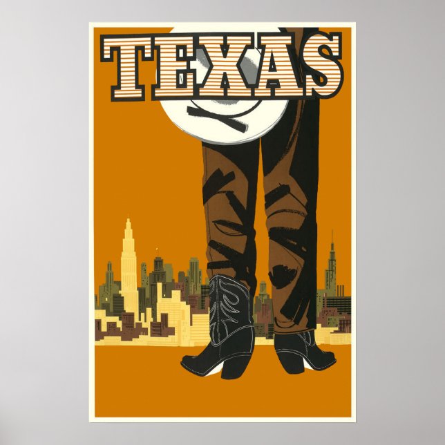 Texas Travel Poster (Vorne)