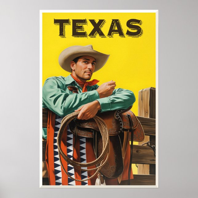Texas Travel Poster (Vorne)