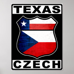 Texas Tschechische Amerikanerin Poster
