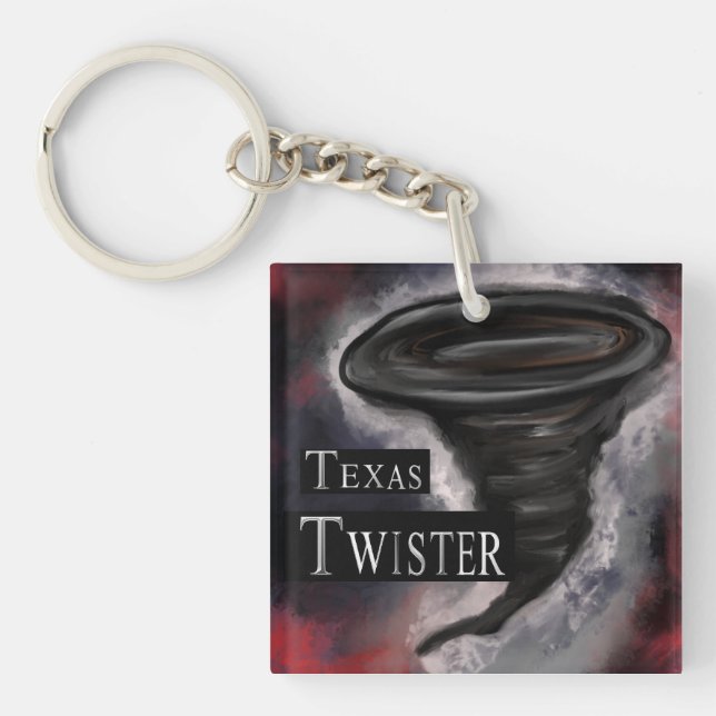 TEXAS TWISTER SCHLÜSSELANHÄNGER (Vorderseite)