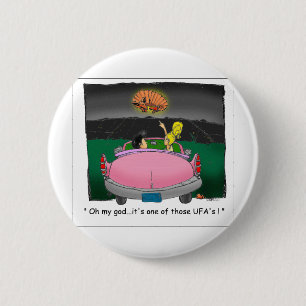 Texas UFO? Funny Tees, Gifts & Collectibles Button