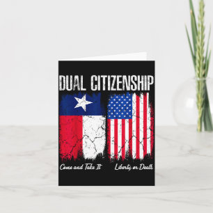 Texas Unabhängigkeitstag Doppelstaatsbürger Texane Karte