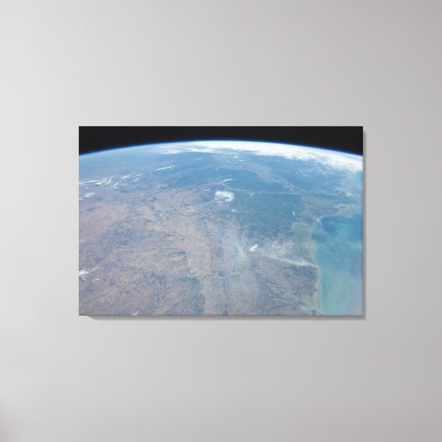 Texas und der Golf von Mexiko Leinwanddruck (Vorderseite)