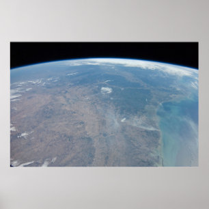 Texas und der Golf von Mexiko Poster