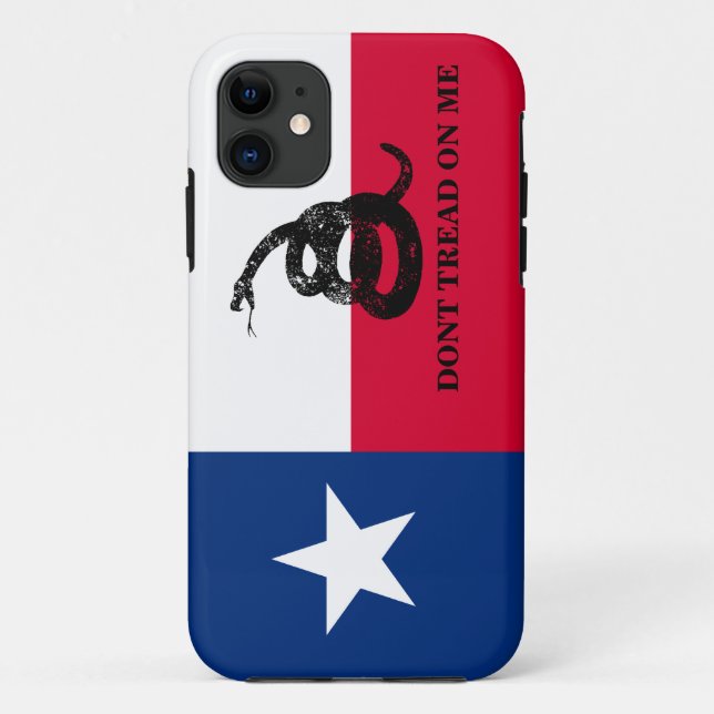 Texas- und Gadsden-Flagge Case-Mate iPhone Hülle (Rückseite)