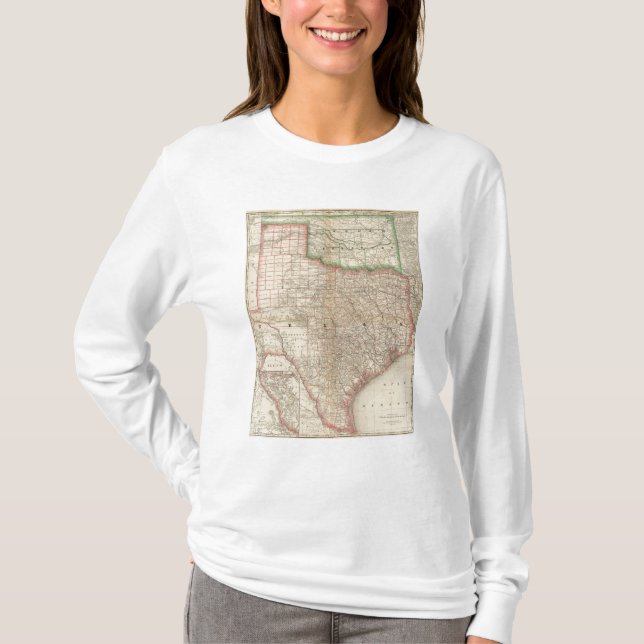 Texas und indisches Gebiet T-Shirt (Vorderseite)