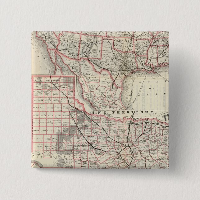 Texas und Mexiko, Houston Button (Vorderseite)