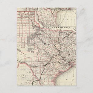 Texas und Mexiko, Houston Postkarte