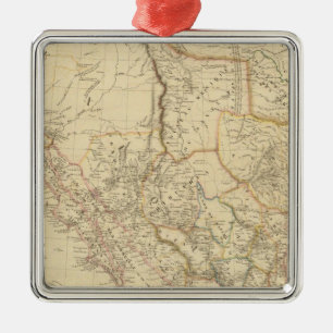 Texas und Mexiko Silbernes Ornament