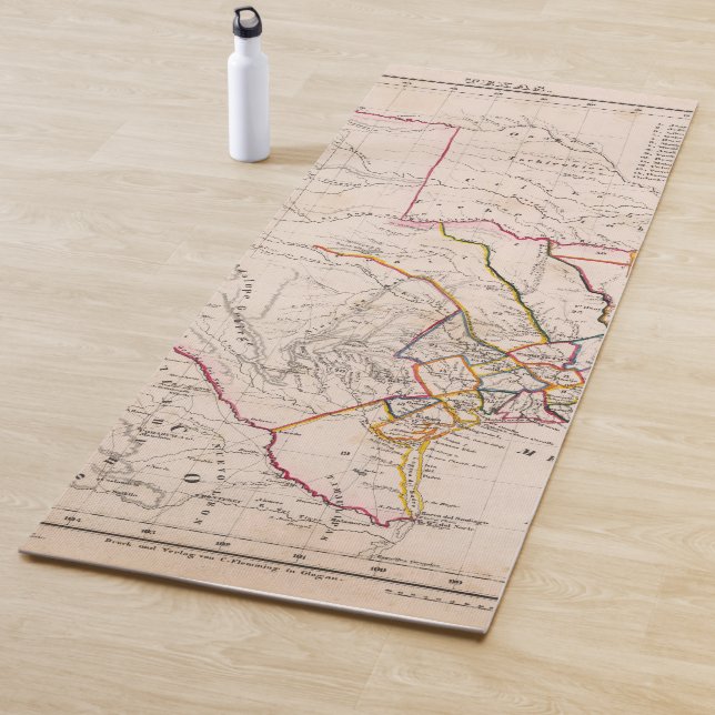 Texas und Oklahoma Yogamatte (Beispiel)