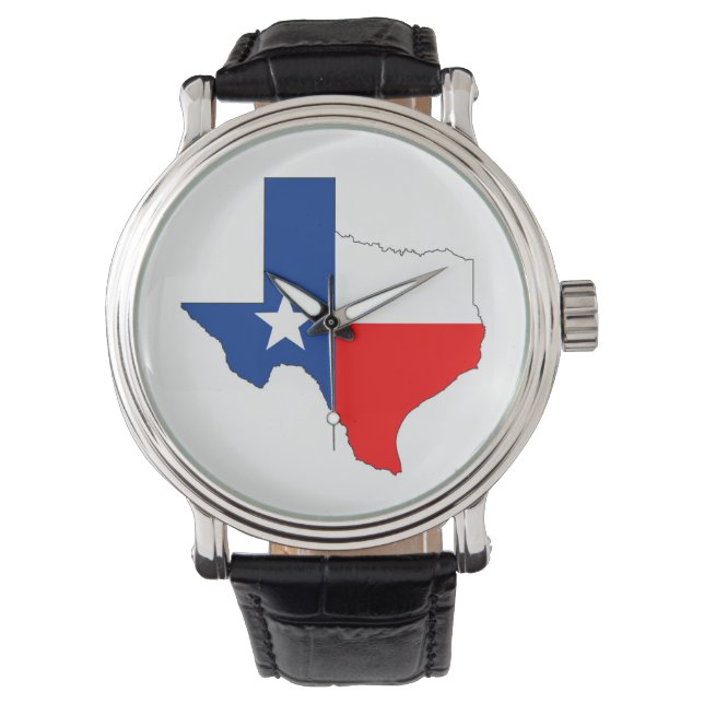 texas united Staaten - Kennzeichnungsform Armbanduhr (Vorderseite)