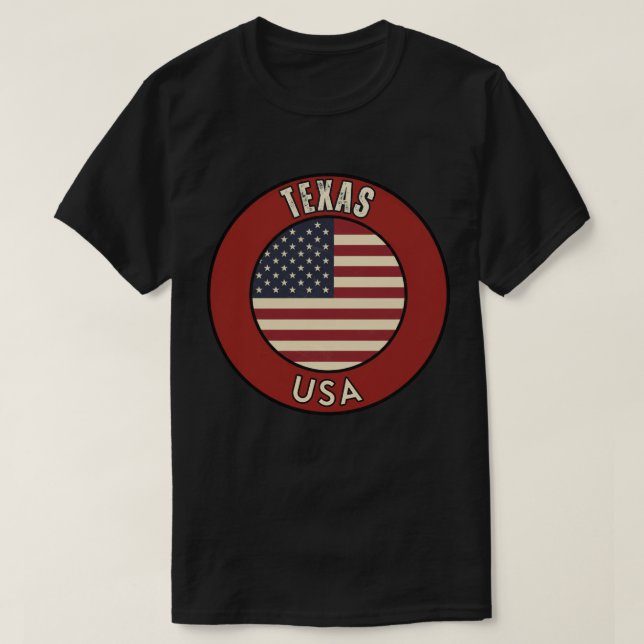 Texas United States of America T-Shirt (Design vorne)